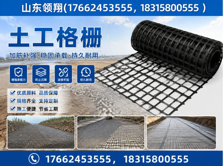 潜江土工格栅展示图